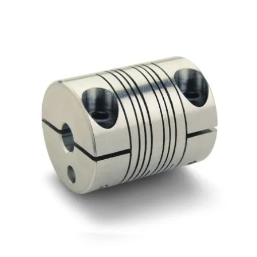 Ruland Beam Coupling, 13mm Outside Diameter, 4mm Bore, 19.1mm Length Coupler - PCMR13-4-4-A product image