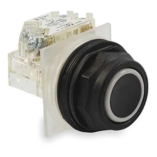 Schneider Electric Harmony 9001SK Series Push Button, Panel Mount, 30mm Cutout, SPST - 9001SKR1BH6 product image