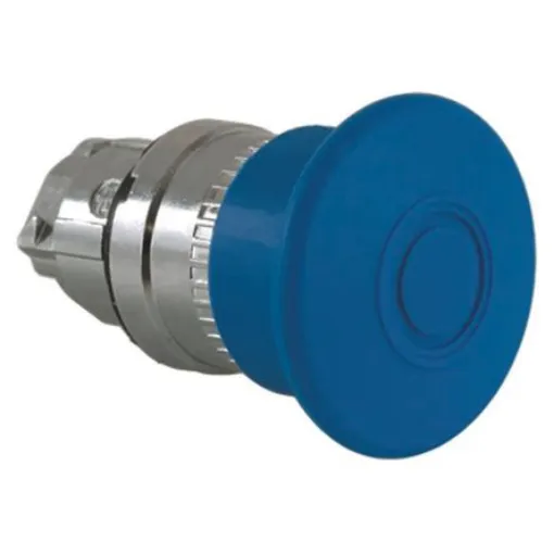 Schneider Electric Harmony XB4 Series Blue Latching Push Button Head, 22mm Cutout, IP66, IP67, IP69K - ZB4BT6 product image