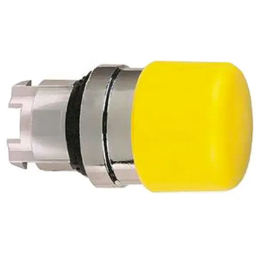 Schneider Electric Harmony XB4 Series Yellow Momentary Push Button Head, 22mm Cutout, IP66, IP69K - ZB4BC54 product image