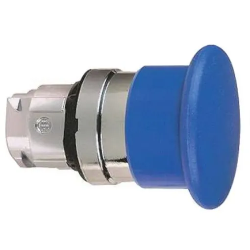 Schneider Electric Harmony XB4 Series Blue Momentary Push Button Head, 22mm Cutout, IP66, IP69K - ZB4BC6 product image