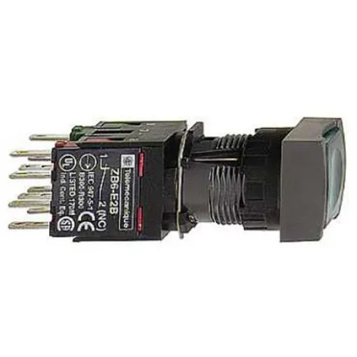 Schneider Electric Harmony XB6 Series Illuminated Push Button, Panel Mount, 16mm Cutout, IP65 - XB6CF3B5B product image