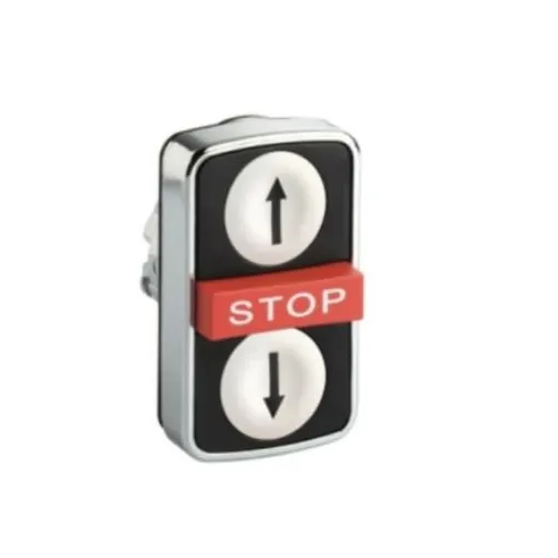 Schneider Electric Harmony XB4 Series Black, Red, White Momentary Push Button Head, 22mm Cutout, IP69K - ZB4BA71124 product image