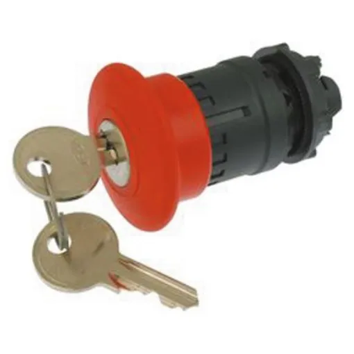 Schneider Electric Harmony XB5 Series, Key Release, Emergency Stop Push Button Head - ZB5AS94410 product image