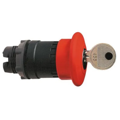 Schneider Electric Harmony XB5 Series, Key Release, Emergency Stop Push Button Head - ZB5AS94414 product image