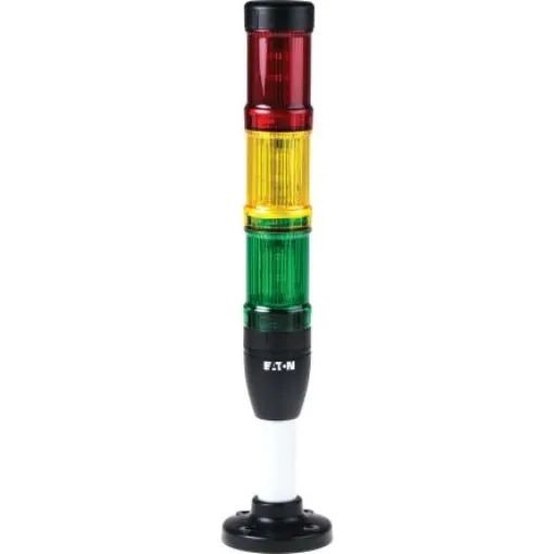 Eaton Red/Yellow/Green Signal Tower, 3 Lights, 24 V ac/dc, Base Mount - 171296 SL4-100-L-RYG-24LED product image