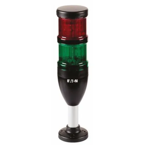 Eaton Red/Green Signal Tower, 2 Lights, 24 V ac/dc, Base Mount - 171424 SL7-100-L-RG-24LED product image