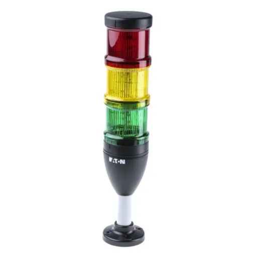 Eaton Red/Yellow/Green Signal Tower, 3 Lights, 24 V ac/dc, Base Mount - 171425 SL7-100-L-RYG-24LED product image