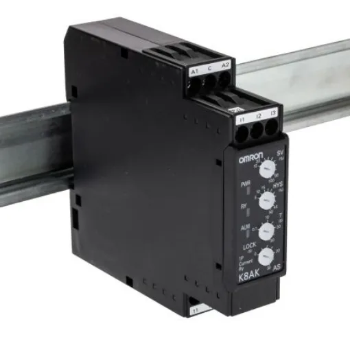 Omron Current Monitoring Relay, 1 Phase, SPDT, DIN Rail - K8AK-AS3 100-240VAC product image