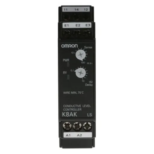 Omron Level Monitoring Relay, SPDT, DIN Rail - K8AK-LS1 100-240VAC product image