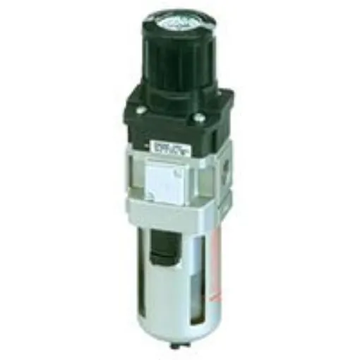 SMC AW Filter Regulator, 5µm, NPT 1/4, Automatic, 10 bar - AWG20-N02CG1H-CZ-B product image