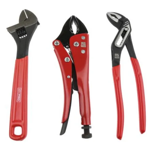 RS PRO 3-Piece Plier Set, 250 mm Overall - 8335938 product image