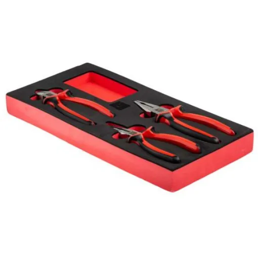 RS PRO 3-Piece Plier Set, 250 mm Overall - 8335972 product image