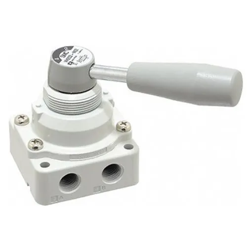 SMC Lever 4/2 Pneumatic Manual Control Valve VH200 Series, NPT 1/4, 1/4in, III B - VH202-N02 product image