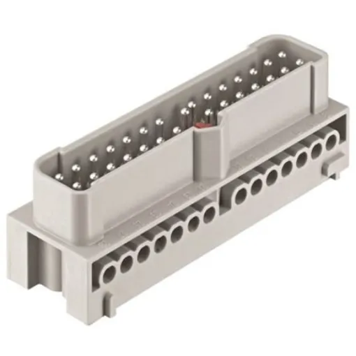 HARTING Heavy Duty Power Connector Insert, 16A, Male, Han-Eco Series, 28 Contacts - 19410282601 product image