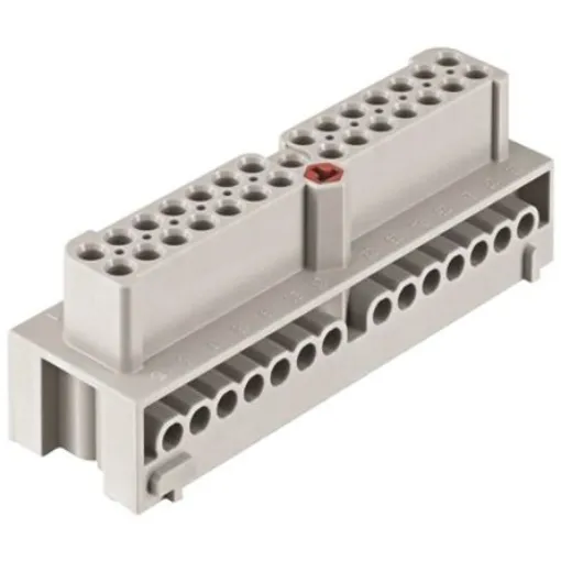 HARTING Heavy Duty Power Connector Insert, 16A, Female, Han-Eco Series, 28 Contacts - 19410282701 product image