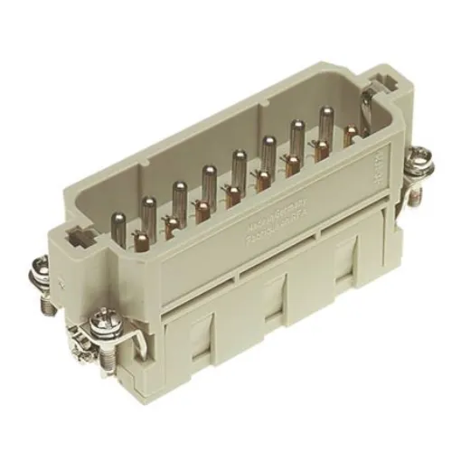 HARTING Heavy Duty Power Connector Insert, 16A, Male, Han-A Series, 16 Contacts - 09200162691 product image