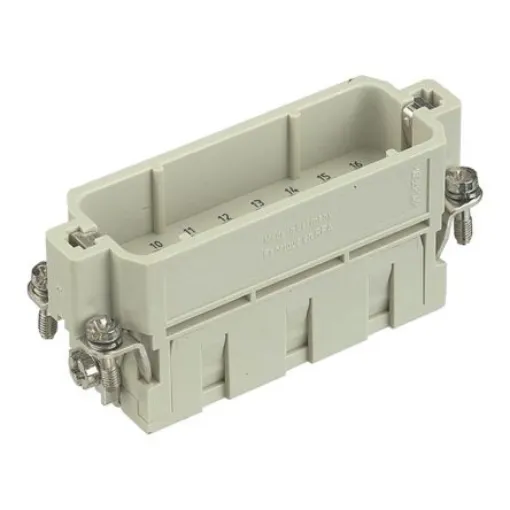 HARTING Heavy Duty Power Connector Insert, 16A, Female, Han-A Series, 16 Contacts - 09200163101 product image