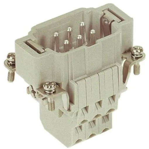 HARTING Heavy Duty Power Connector Insert, 16A, Male, HAN ESS Series, 6 Contacts - 09330062672 product image