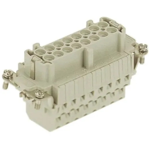 HARTING Heavy Duty Power Connector Insert, 16A, Female, HAN ESS Series, 16 Contacts - 09330162772 product image