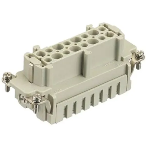 HARTING Heavy Duty Power Connector Insert, 16A, Female, Han Hv ES Series, 6 Contacts - 09340062716 product image