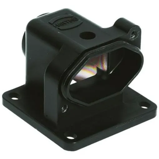 HARTING Han HPR Heavy Duty Power Connector Housing, M20 Thread, Right Angle - 19400030950 product image