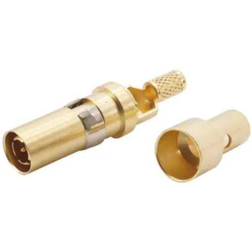 HARTING Han-Modular Male 1.5A Modular Coax M-Contact for use with 4 Contact Multi Module, Cable Group 2 Flexible Wires - 09140006111 product image