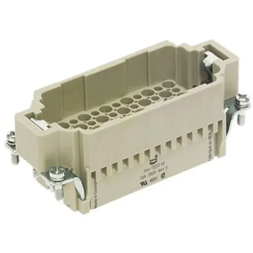 HARTING Heavy Duty Power Connector Insert, 10A, Male, HAN DD Series, 72 Contacts - 09160723011 product image