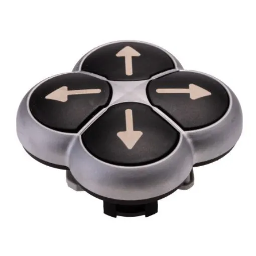 Eaton RMQ Titan M22 Series Black Momentary Push Button Head, 22mm Cutout, IP66 - 286336 M22-D4-S-X7 product image