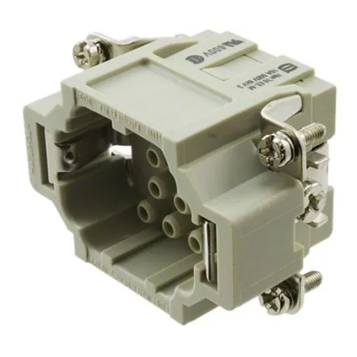 HARTING Heavy Duty Power Connector Insert, 16A, Male, Han EE Series, 10 Contacts - 09320103001 product image
