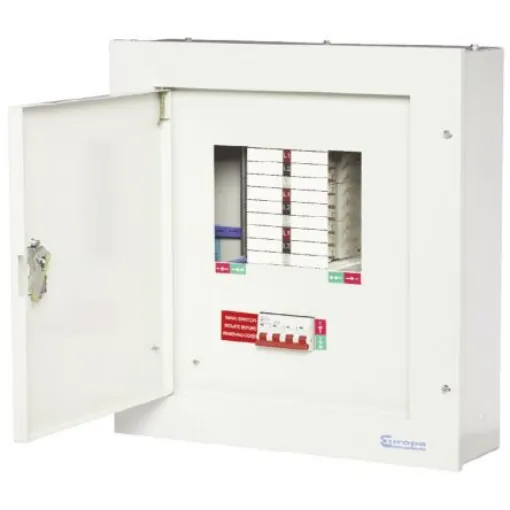 Europa 3 Phase Distribution Board, 18 Way, 125 A - TPN06 product image