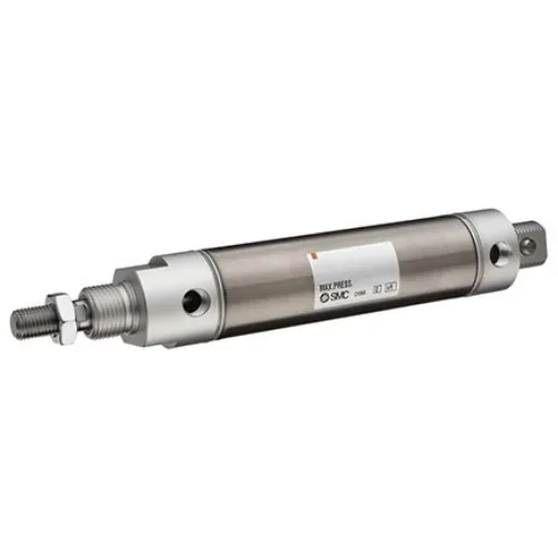 SMC Pneumatic Piston Rod Cylinder - 3/4in Bore, 12.7mm Stroke, NCM Series, Single Acting - NCMC075-0050T product image