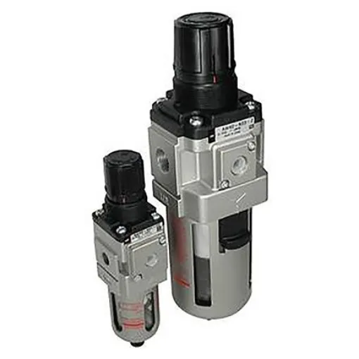 SMC AW Filter Regulator, 5µm, NPT 3/8, Manual, 10 bar - AW30-N03-Z-A product image