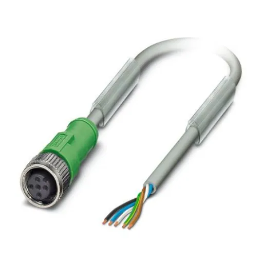 Phoenix Contact Straight Female 5 way M12 to Sensor Actuator Cable, 5m - 1454422 product image