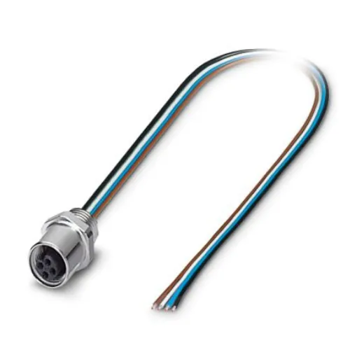 Phoenix Contact Straight Female 4 way M5 to Unterminated Sensor Actuator Cable, 500mm - 1530618 product image