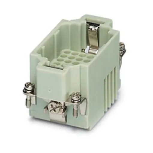 Phoenix Contact Heavy Duty Power Connector Insert, 16A, Male, HC-K 8/24 ESTC Series - 1636318 product image