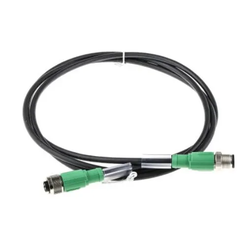 Phoenix Contact Straight Male 4 way M12 to Straight Female 4 way M12 Sensor Actuator Cable, 1.5m - 1500868 product image
