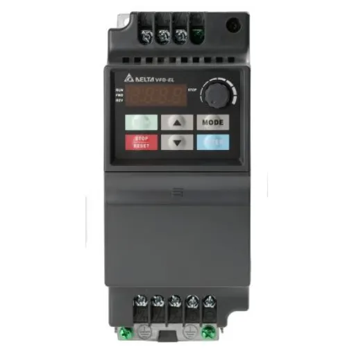 Delta Electronics Inverter Drive, 1.5 kW, 3 Phase, 400 V ac, 4.3 A, VFD-EL Series - VFD015EL43A product image