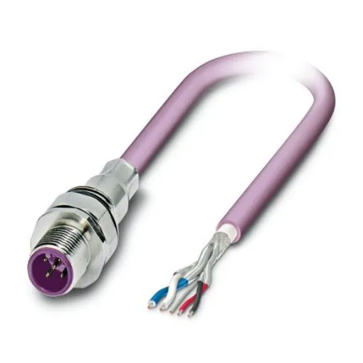 Phoenix Contact Straight Male 5 way M12 to 5 way Unterminated Bus Cable, 500mm - 1525623 product image