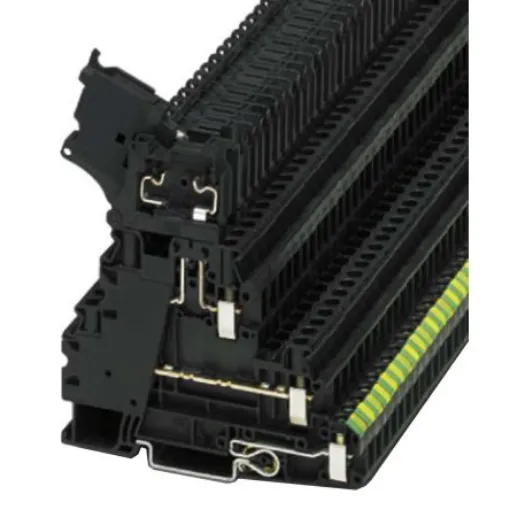 Phoenix Contact 3214323 UT 4-PE/L/HESILED 250 (5X20) Series Black, Triple-Level, Screw Termination, Fused product image