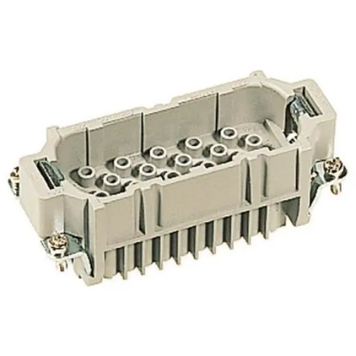 HARTING Heavy Duty Power Connector Insert, 10A, Male, Han D HMC Series, 40 Contacts - 09212403001 product image