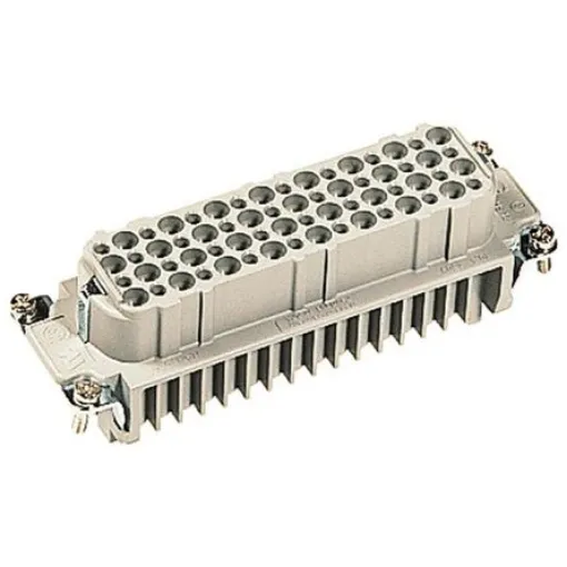 HARTING Heavy Duty Power Connector Insert, 10A, Female, Han D HMC Series, 64 Contacts - 09212643101 product image