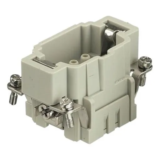 HARTING Heavy Duty Power Connector Insert, 16A, Male, Han E HMC Series, 6 Contacts - 09332062602 product image