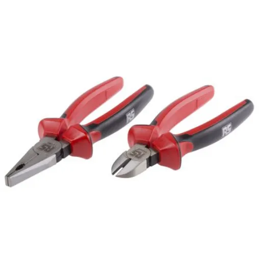 RS PRO 2-Piece Plier Set, 200 mm Overall - 8755818 product image