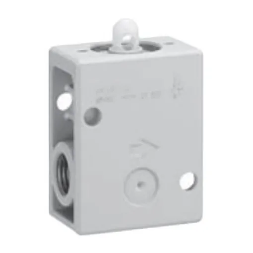 SMC Basic Pneumatic Relay Pneumatic Manual Control Valve VM200 Series, R 1/4, 1/4, III B - VM230-02-00A product image