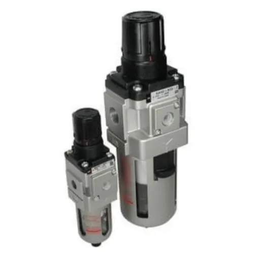 SMC AW10 Filter Regulator, 5µm, M5 x 0.8, Automatic, 10 bar - AW10-M5C-A product image