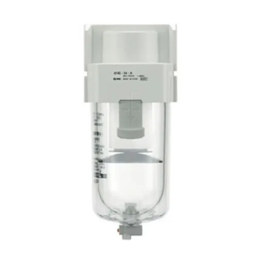 SMC AC1000 series 5µm G 3/4 0.1MPa to 1 MPa Pneumatic Filter with Automatic drain - AF50-F06D-A product image