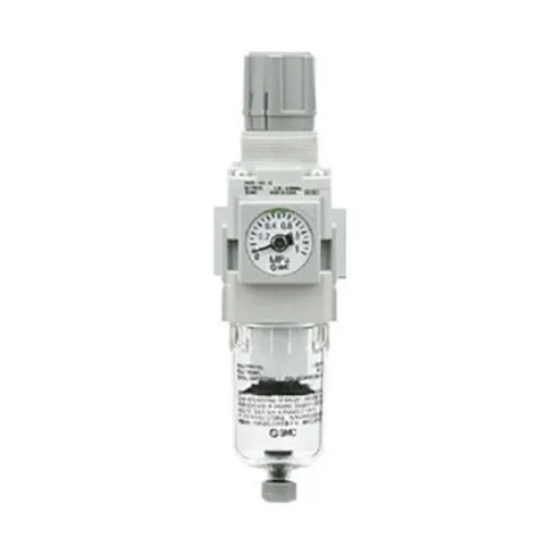 SMC AW Filter Regulator, 5µm, G 1/8, Automatic, 10 bar - AW20-F01C-B product image
