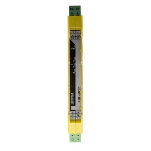 Phoenix Contact PSRmini PSR-MC20-3NO-1DO-24DC-SP Emergency Stop Safety Relay, 24V dc, Single Channel, 3 Safety Contacts - 2700467 product image