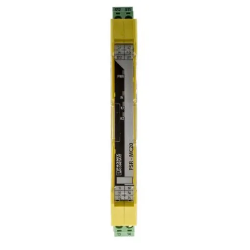 Phoenix Contact PSRmini PSR-MC20-3NO-1DO-24DC-SC Emergency Stop Safety Relay, 24V dc, Single Channel, 3 Safety Contacts - 2700466 product image